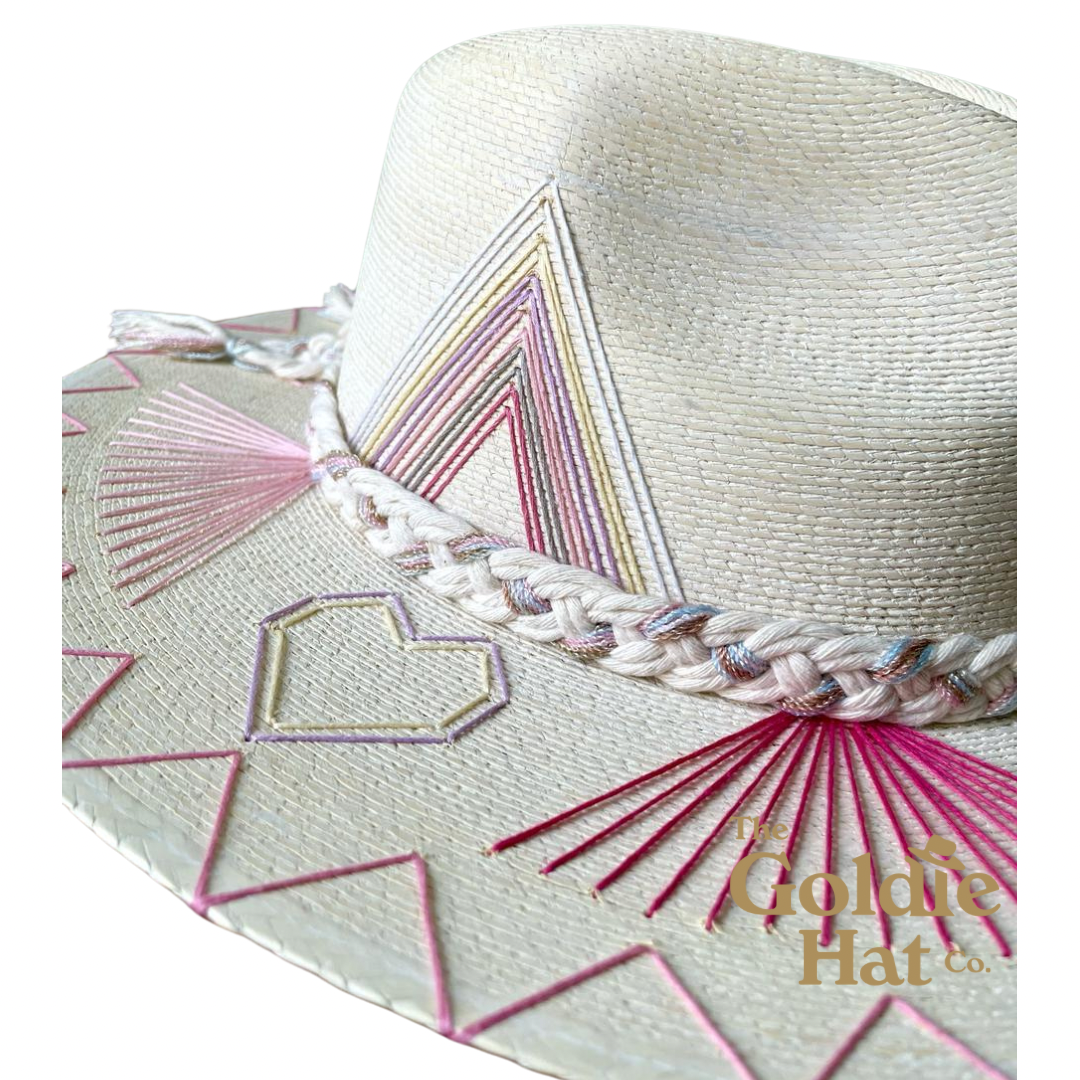 Heart Palma Pink Multi Hat