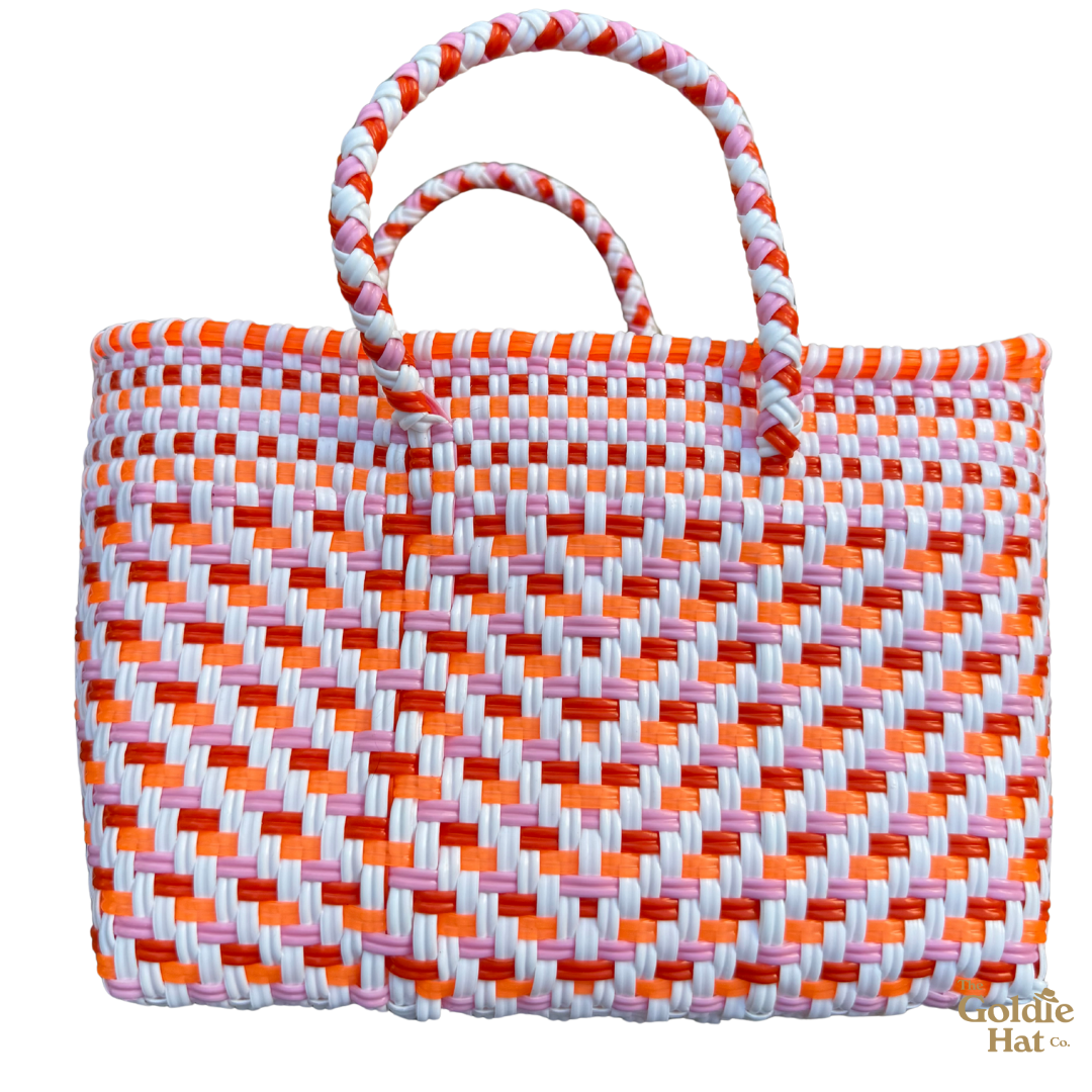Goldie Mini Bag in Pink, Red, and Orange