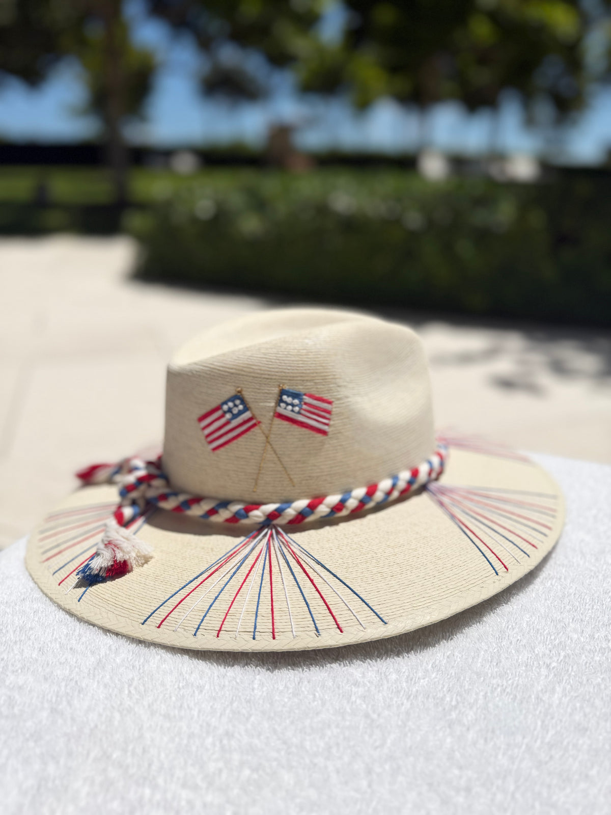 USA DOUBLE FLAG PALMA HAT
