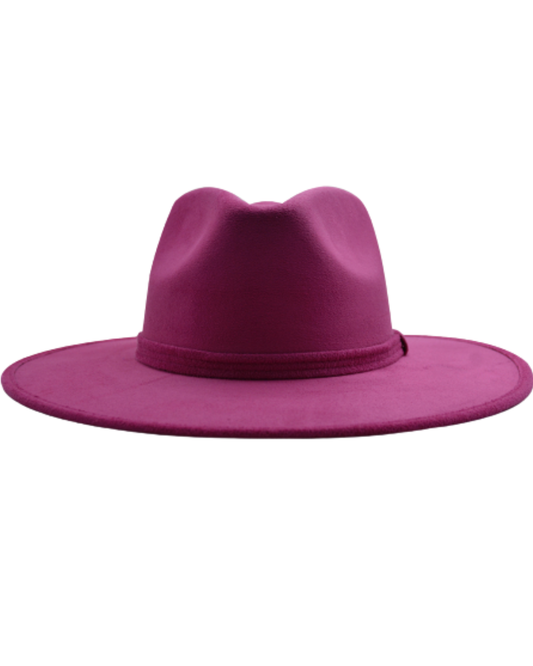 Charlie Vegan Suede Fuchia