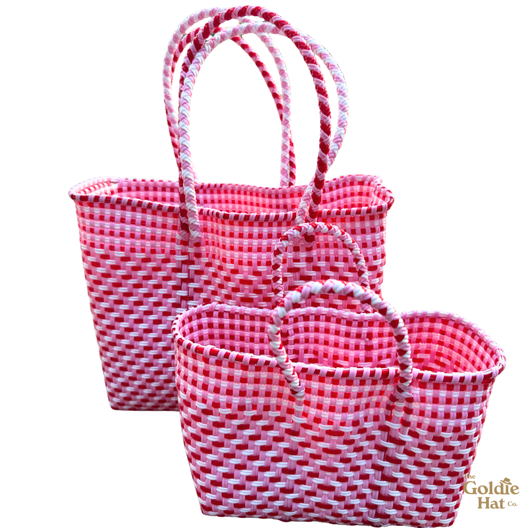 Goldie Mini Bag in Red/Pink