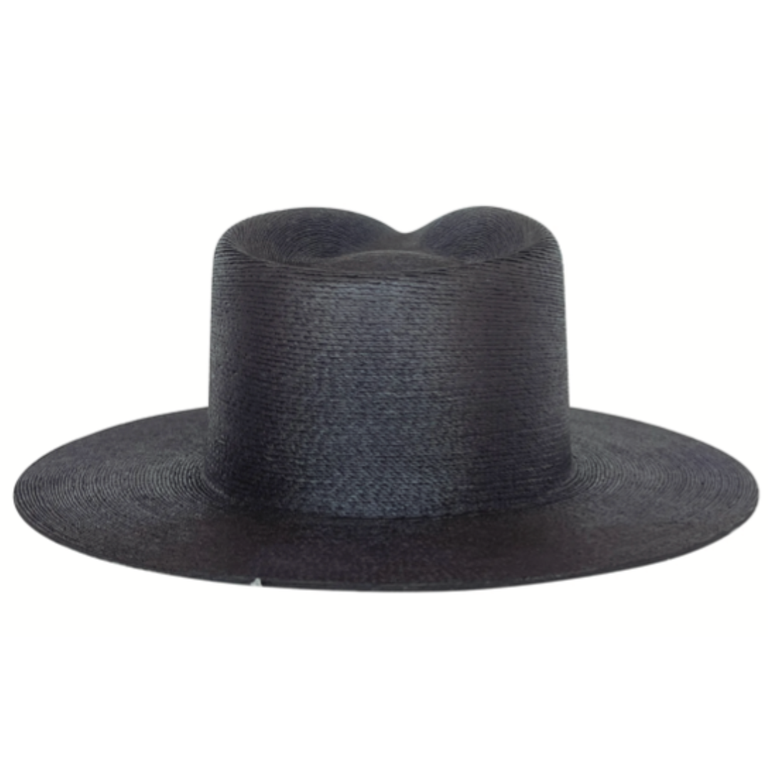 Black Fine Palm Hat